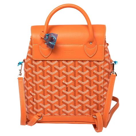 goyard backpack orange